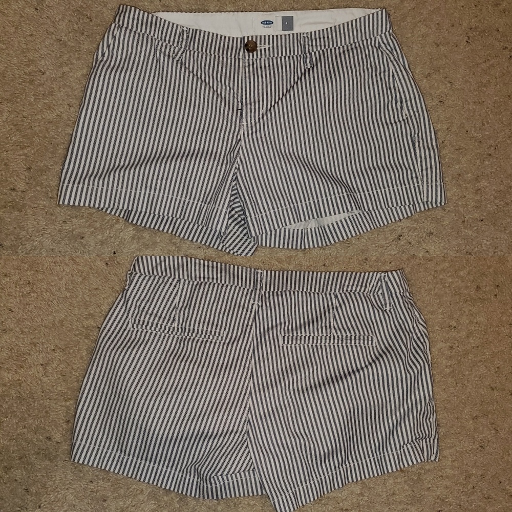 Pinstripe shorts